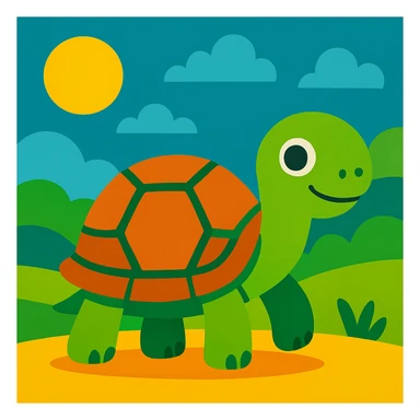 Turtle sticker