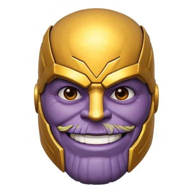 thanos zesty smile sticker