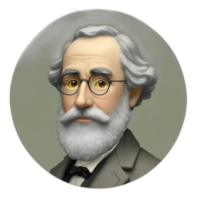 Claude monet sticker