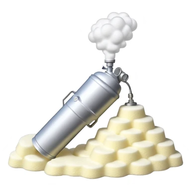 Construction spray Foam sticker