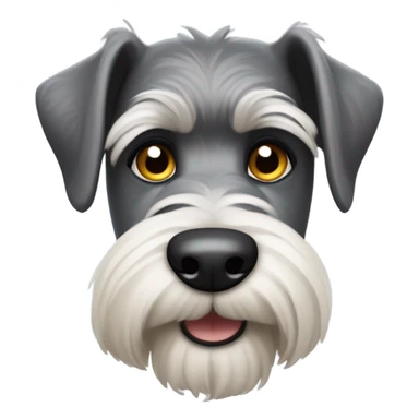 schnauzer dog sticker