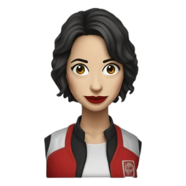 Raquel Murillo from La casa de papel sticker