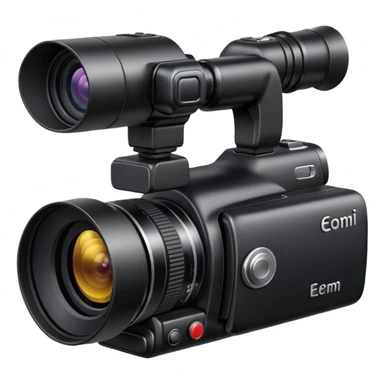 Video camera with lens covered.

 sticker