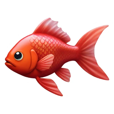 red fish sticker