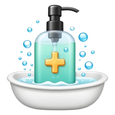 Soap and shampoo sticker