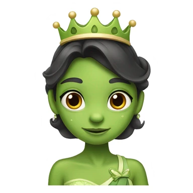 princess frog sticker