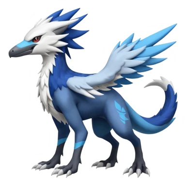 Nargacuga-Sergal-Silvally-Latios-fusion, full body  sticker