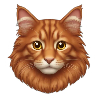 Red Main coon sticker