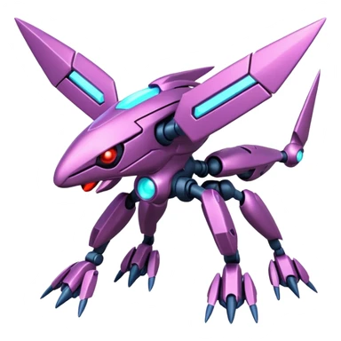 Futuristic Genesect-Heracross-Vikavolt fusion sticker
