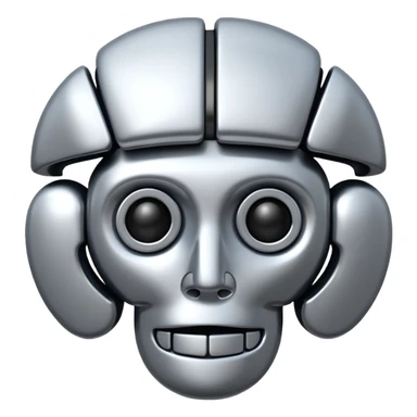 write "AI" with symbol of psychology  sticker