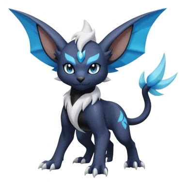 Luxray-Absol-Noivern-Dewott-fusion sticker