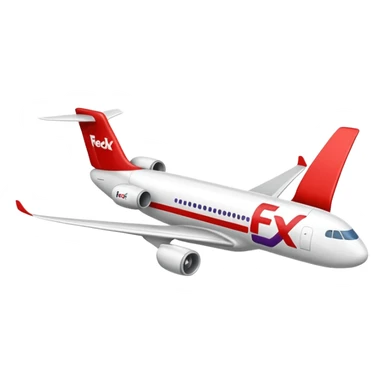 FedEx airplane sticker