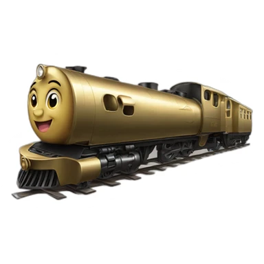 Little train with 5 Bottle of Dom Perignon sticker