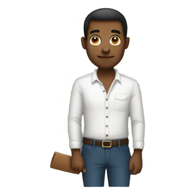 Men Holding Xs sticker