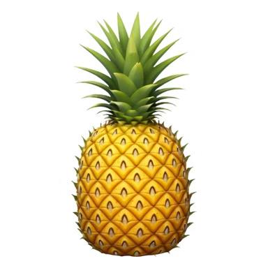 pineapple with the crown down sticker