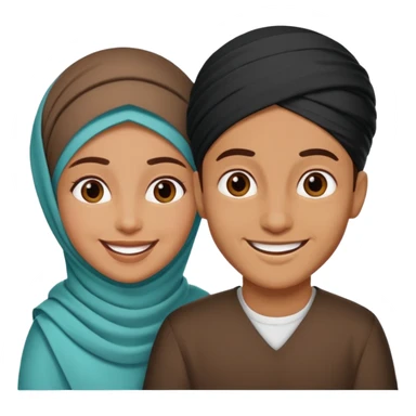 Muhhamad and Aisha  sticker