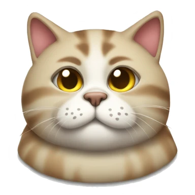 stinky fat cat sticker
