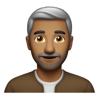 a brown middle east man aged about 30 years  sticker