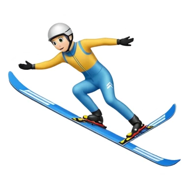 chce motikona skoczka z gry deluxe ski jump 2 takiego pixelowego jak w grze sticker