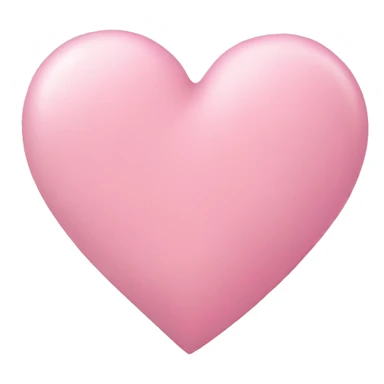 Soft pink heart sticker