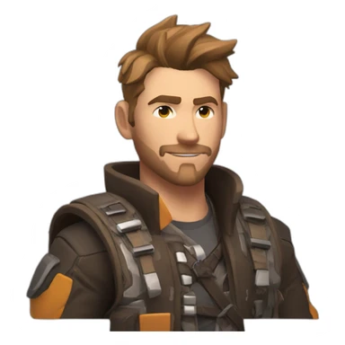 Cole Cassidy from overwatch sticker