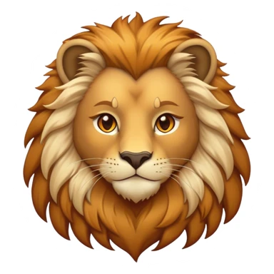 Cinematic Noble Lio Cub Portrait Emoji, Poised and regal, with a powerful, muscular build and a majestic, tawny mane, deep-set soulful amber eyes, Simplified yet sharp and sophisticated features, highly detailed, glowing with a warm, dignified glow, high shine, intelligent and fierce, stylized with an air of wild majesty, focused and attentive, soft glowing outline, capturing the essence of a watchful and confident king, so majestic it feels as though it could roar out of the screen with effortless authority! sticker