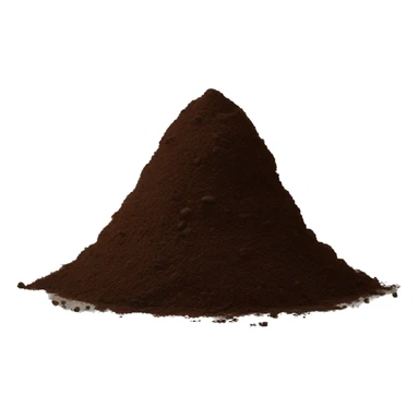 pile of coffee grounds sticker