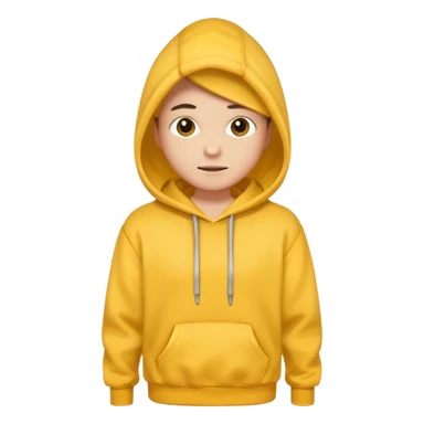 yellow hoodie sticker