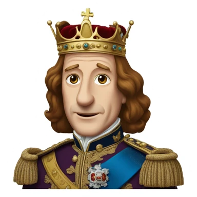 King Charles III sticker