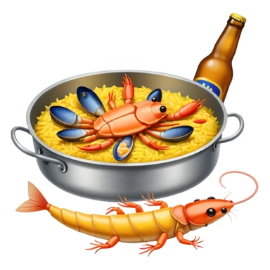 beer mouse trap paella sticker