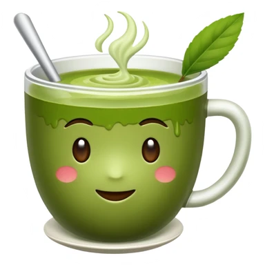 matcha tea sticker