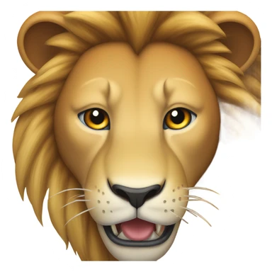 Roaring lion sticker