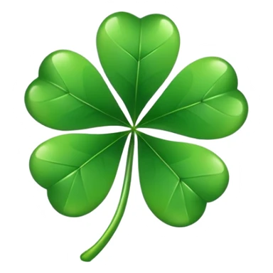 Trebol de 5 hojas de black clover sticker