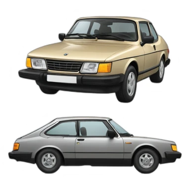 saab 900 car sticker