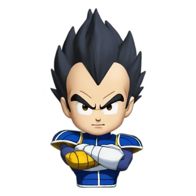 Vegeta from dragon ball z sticker
