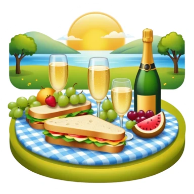 picnic banquet sticker