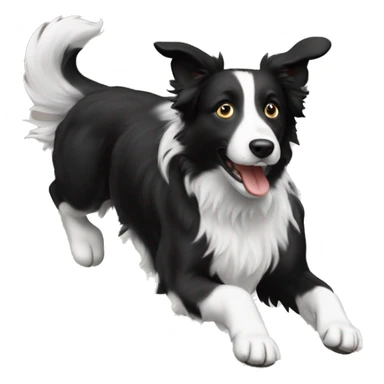 Anvil with border collie jumping over sticker
