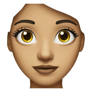 sag green lashes and eyebrows only not a full face sticker