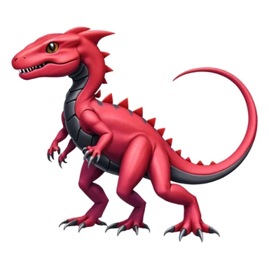 Genesect-Miraidon-Salandit-Fakémon-hybrid-creature (full body)  sticker