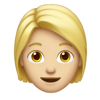 Person has got blond hair sticker