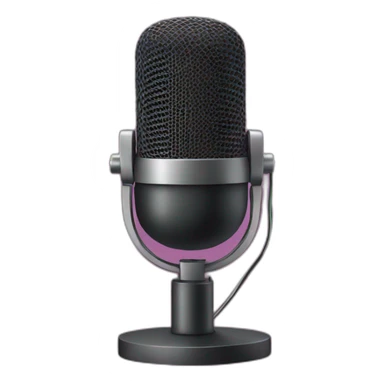 podcast microphone sticker