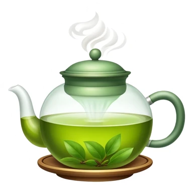 green tea sticker