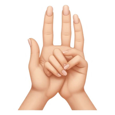 yoni mudra hand gesture sticker