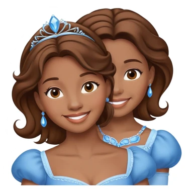 African American Cinderella  sticker