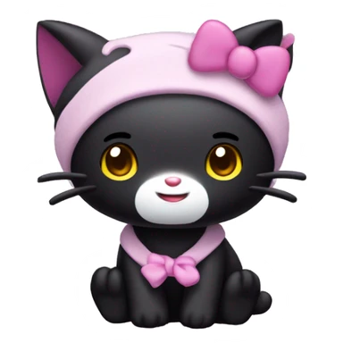 kuromi from hello kitty sticker