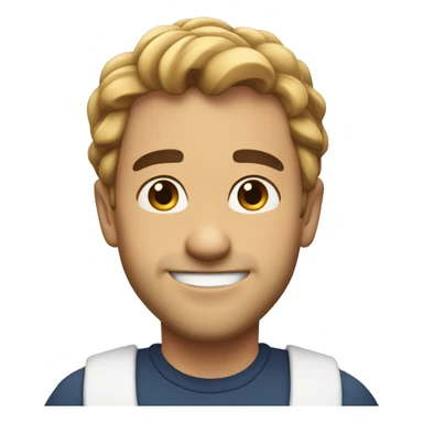 Alan from smiling friends tv show sticker