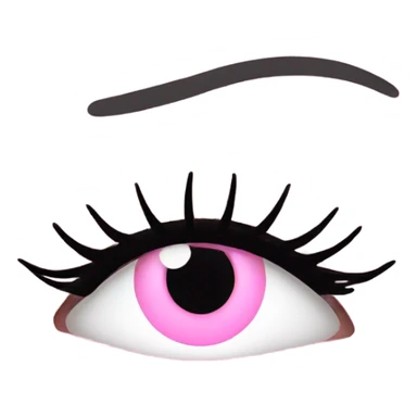 light pink mascara  sticker