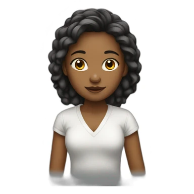 Girl artist  sticker