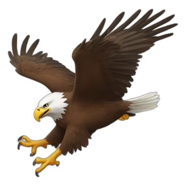 Flying eagle  sticker