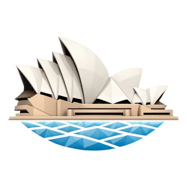 sidney opera building sticker